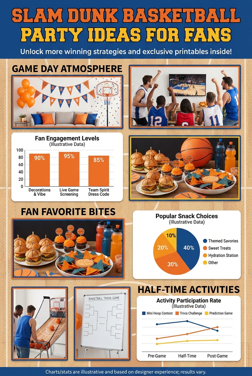 Slam Dunk Basketball Party Ideas for Fans - photo 3