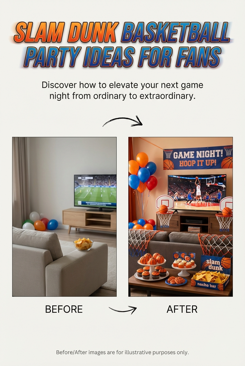 Slam Dunk Basketball Party Ideas for Fans - photo 5