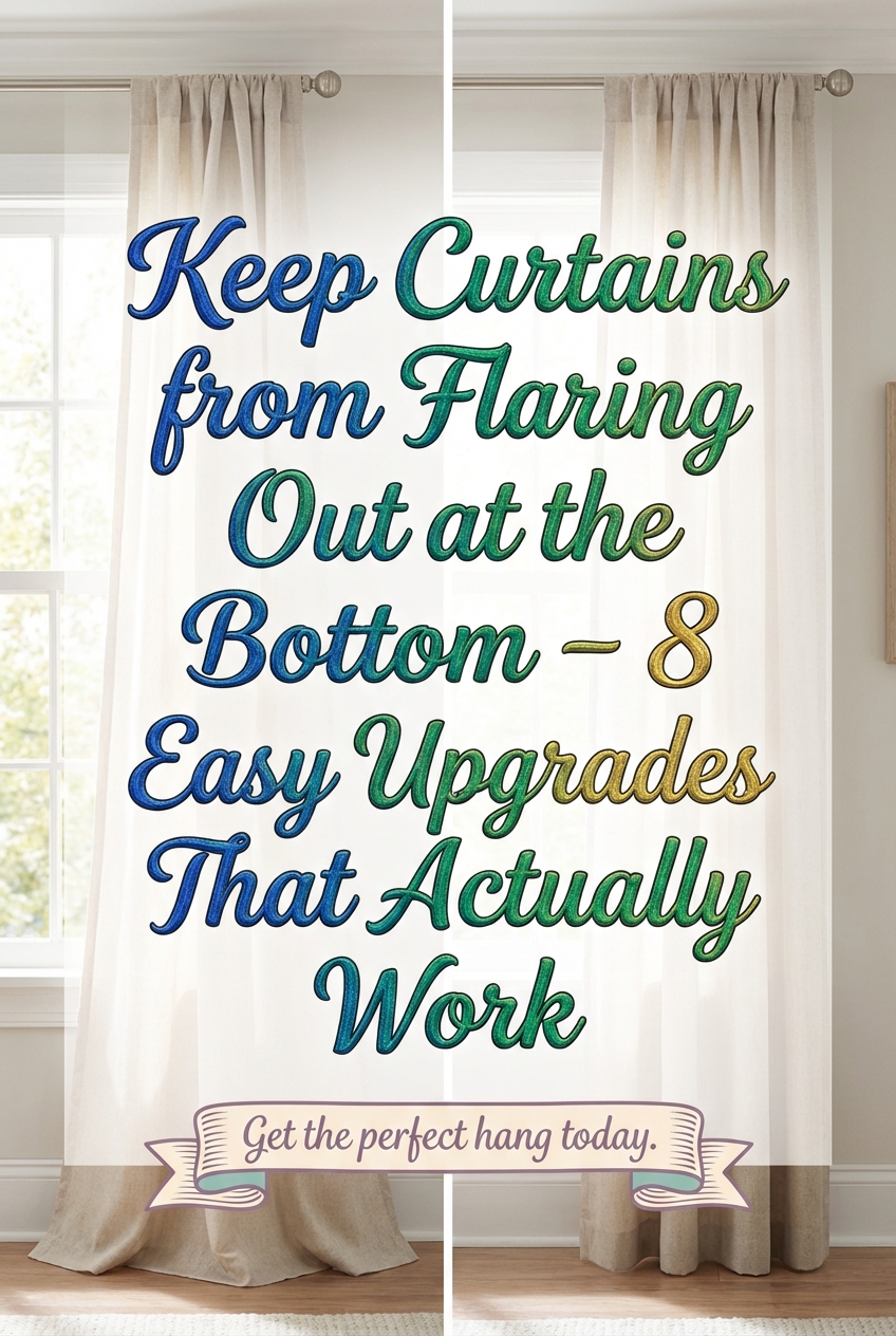 Keep Curtains from Flaring Out at the Bottom – 8 Easy Upgrades That Actually Work - photo 2