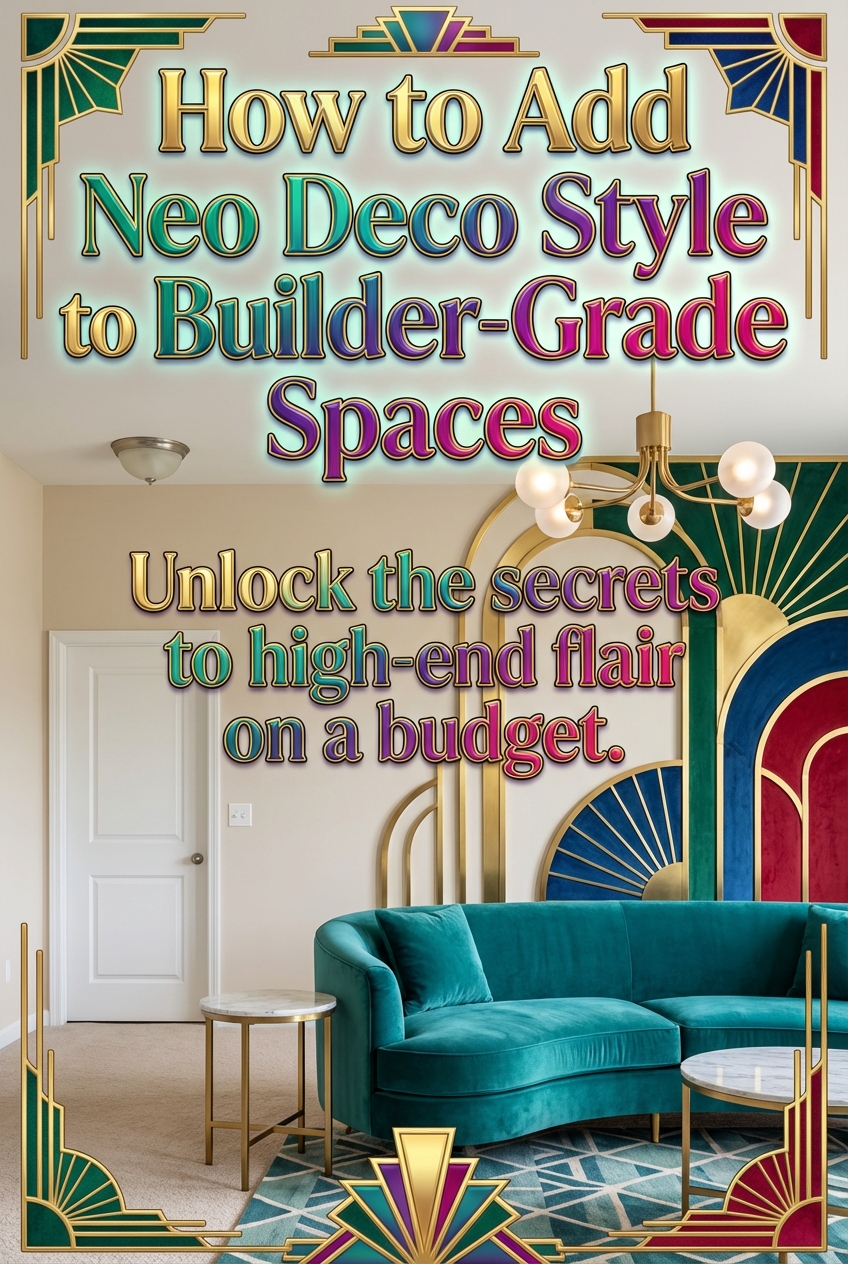 How to Add Neo Deco Style to Builder-Grade Spaces - photo 2