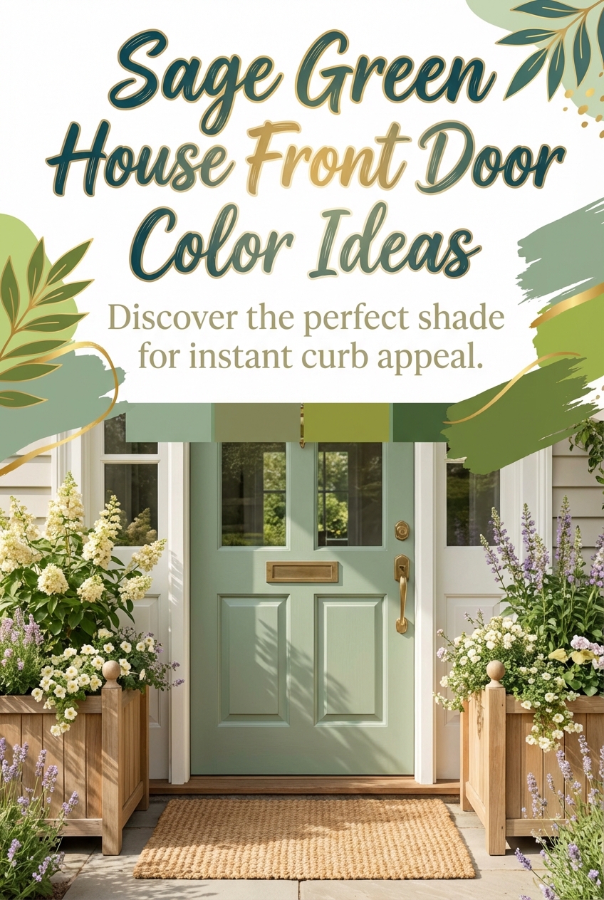Sage Green House Front Door Color Ideas - photo 2
