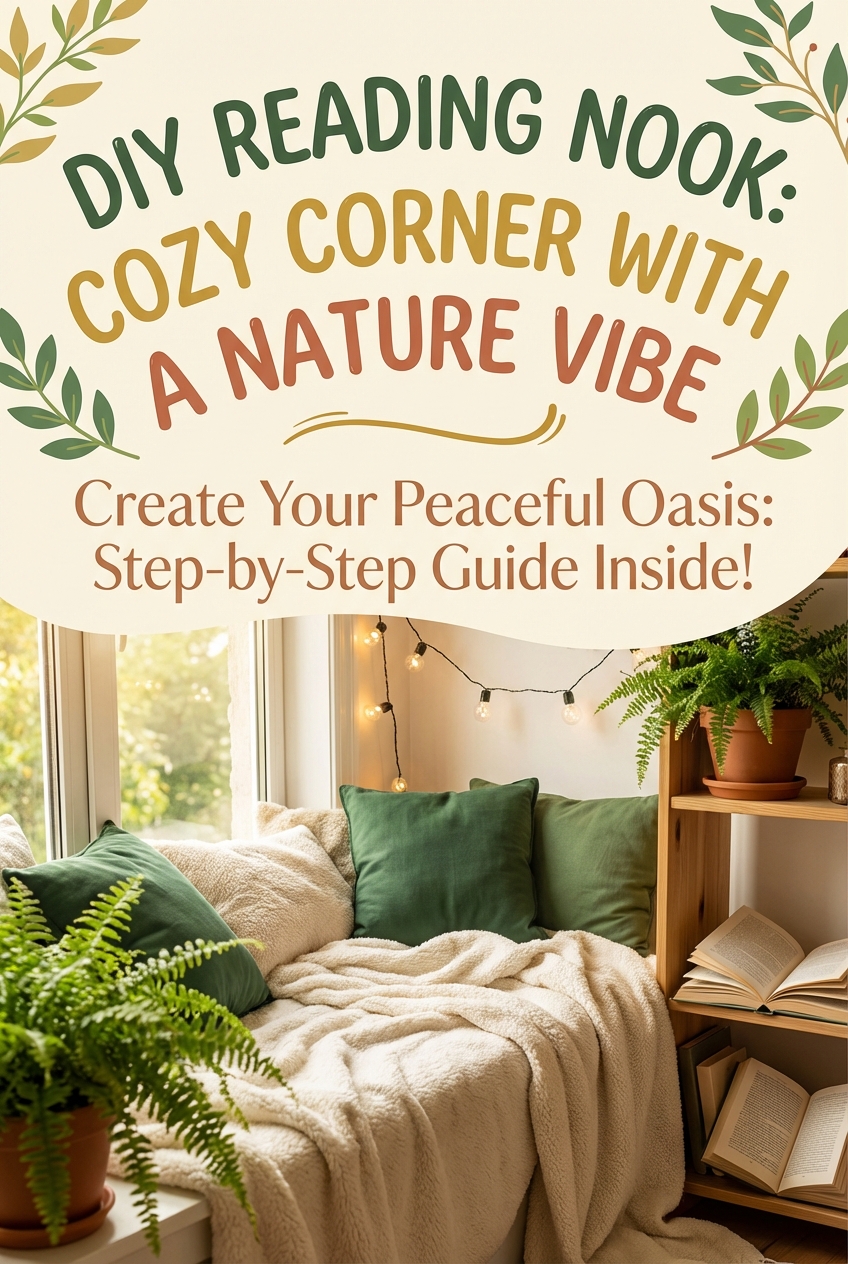 DIY Reading Nook: cozy corner with a nature vibe - photo 2