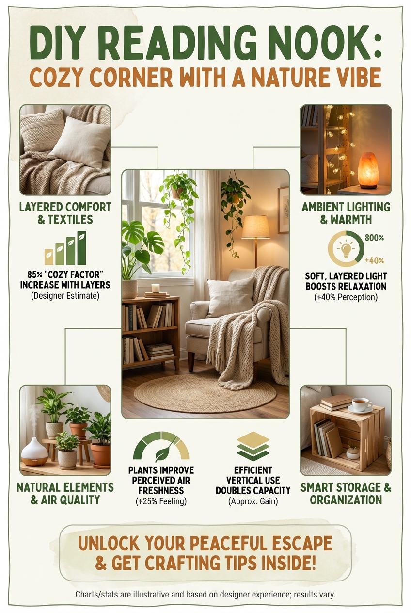 DIY Reading Nook: cozy corner with a nature vibe - photo 3
