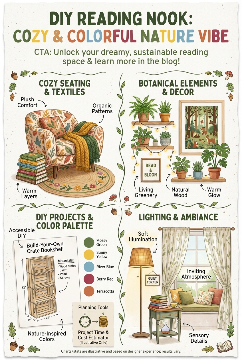 DIY Reading Nook: cozy corner with a nature vibe - photo 4