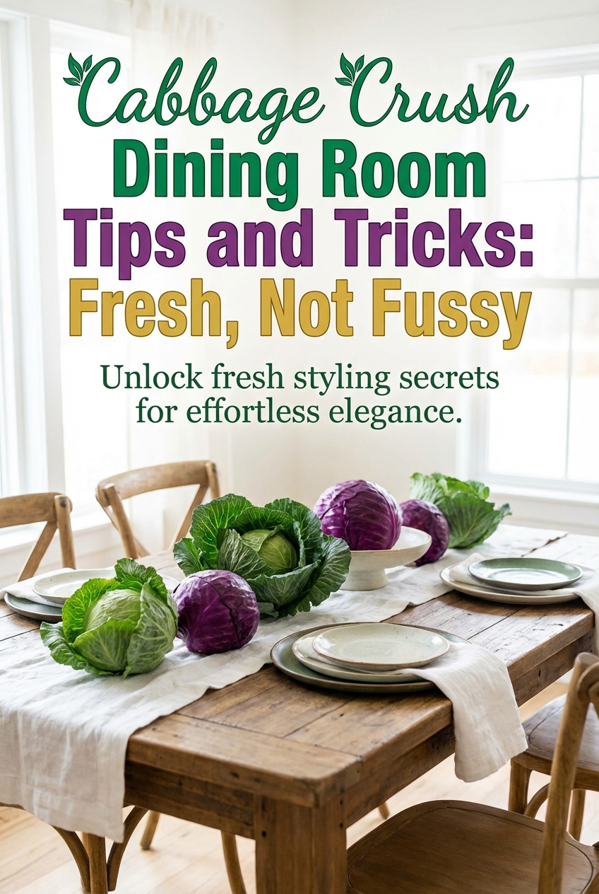 Cabbage Crush Dining Room Tips and Tricks: Fresh, Not Fussy - photo 2