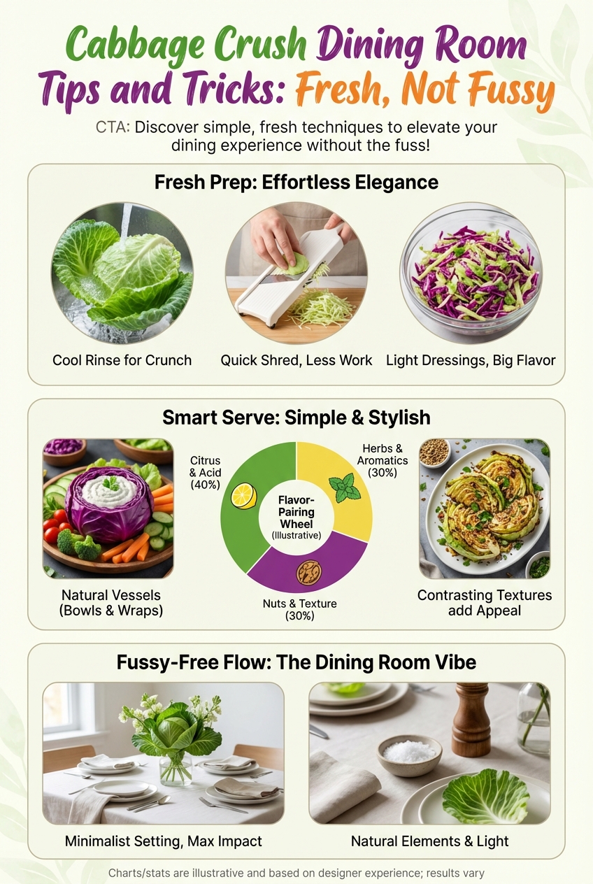 Cabbage Crush Dining Room Tips and Tricks: Fresh, Not Fussy - photo 3