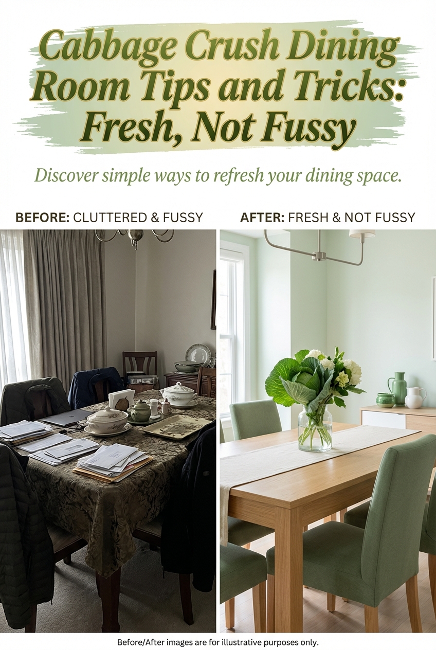 Cabbage Crush Dining Room Tips and Tricks: Fresh, Not Fussy - photo 5