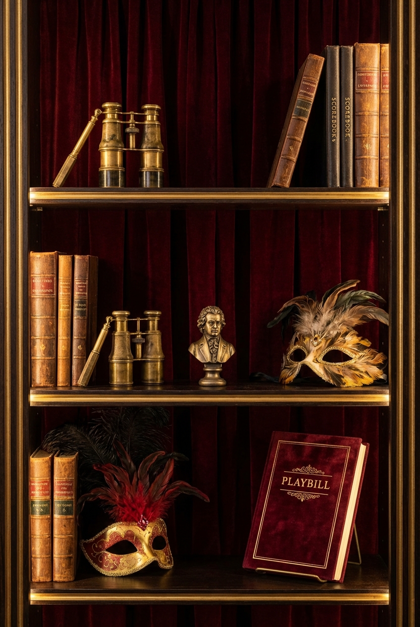 Opera Aesthetic Shelf Styling: The Curated “Encore” Rule