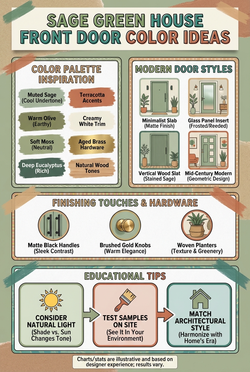 Sage Green House Front Door Color Ideas - photo 4