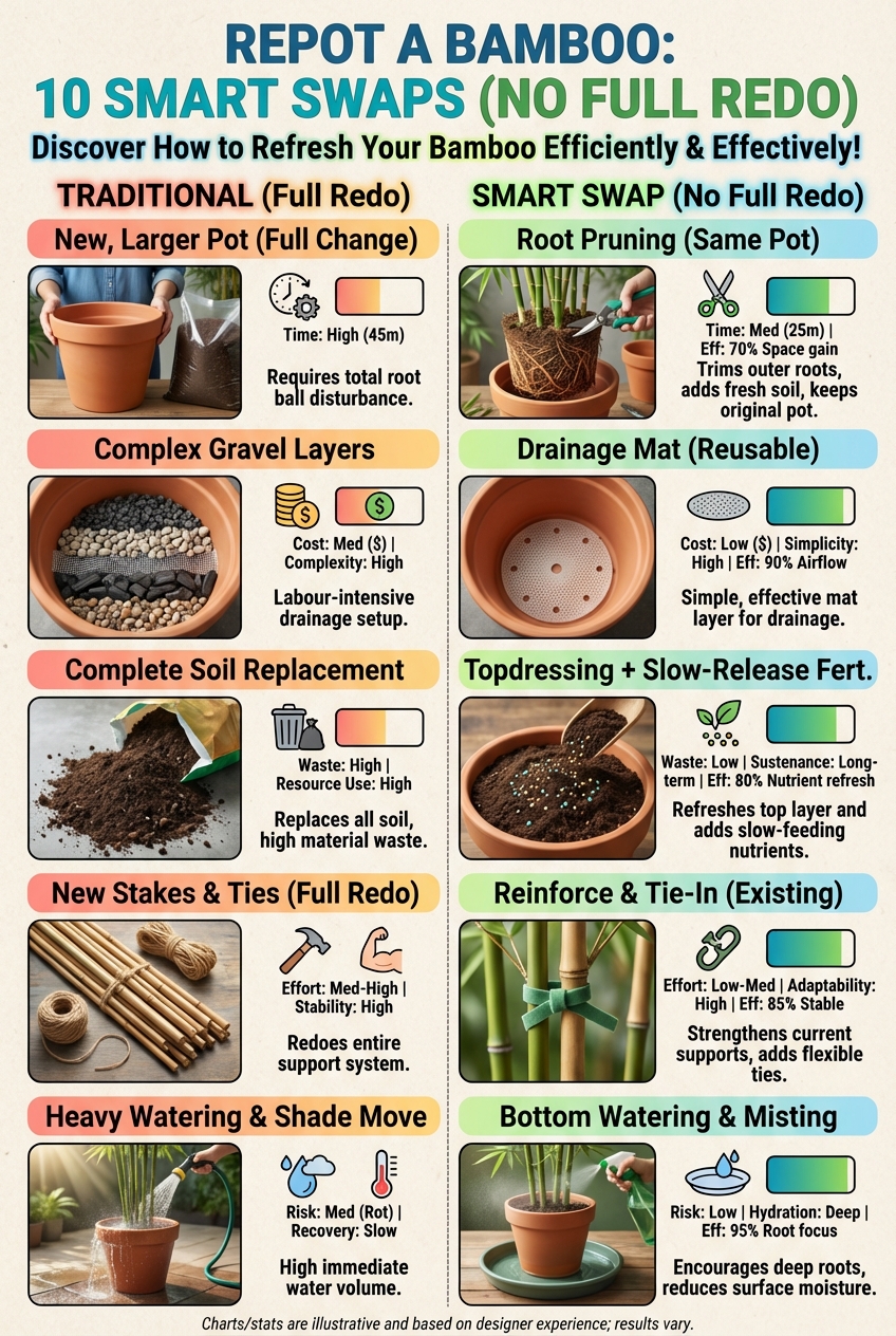 Repot a Bamboo: 10 Smart Swaps (no Full Redo) - photo 3