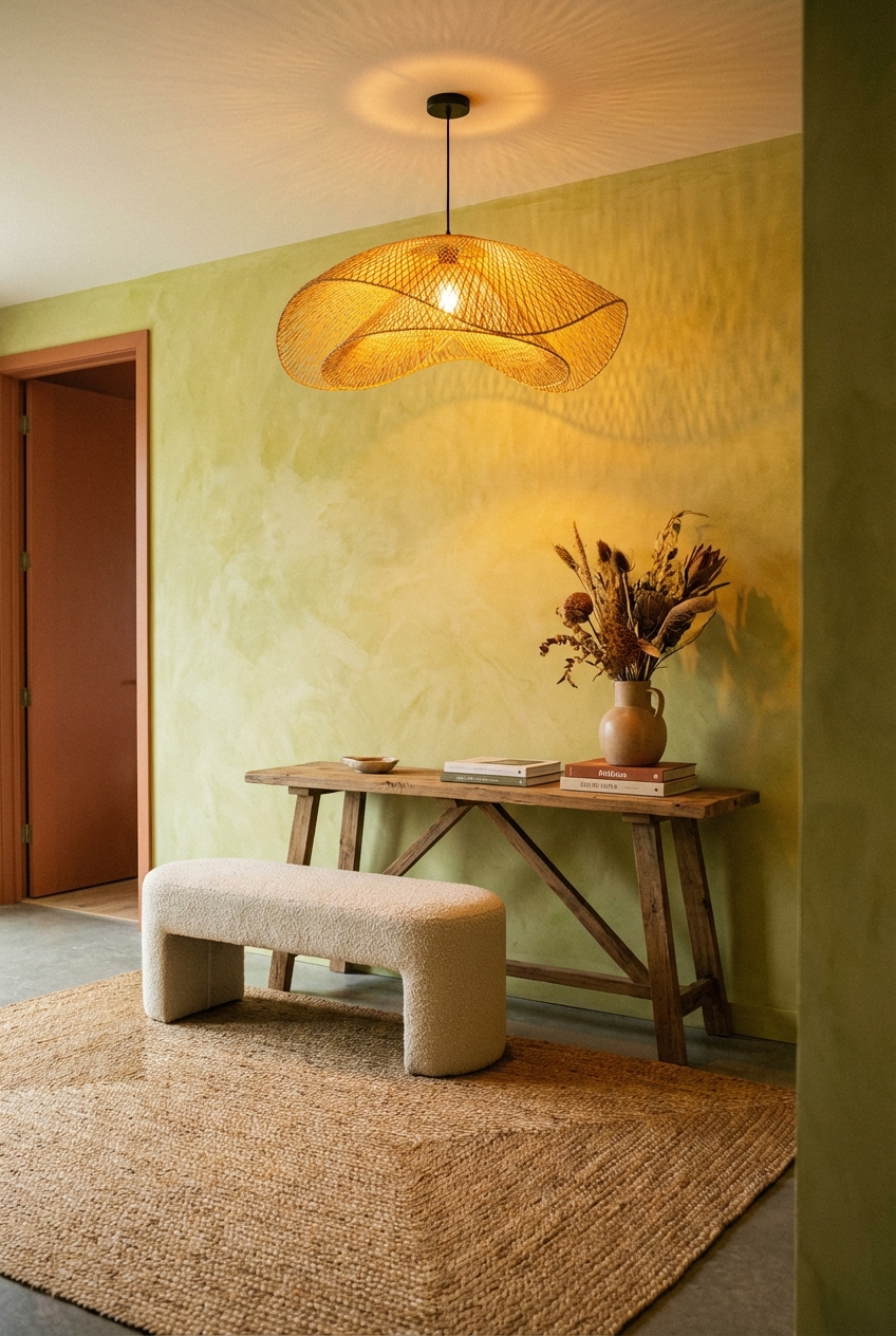 Wilderkind Entryway Lighting: warm glow and welcoming texture