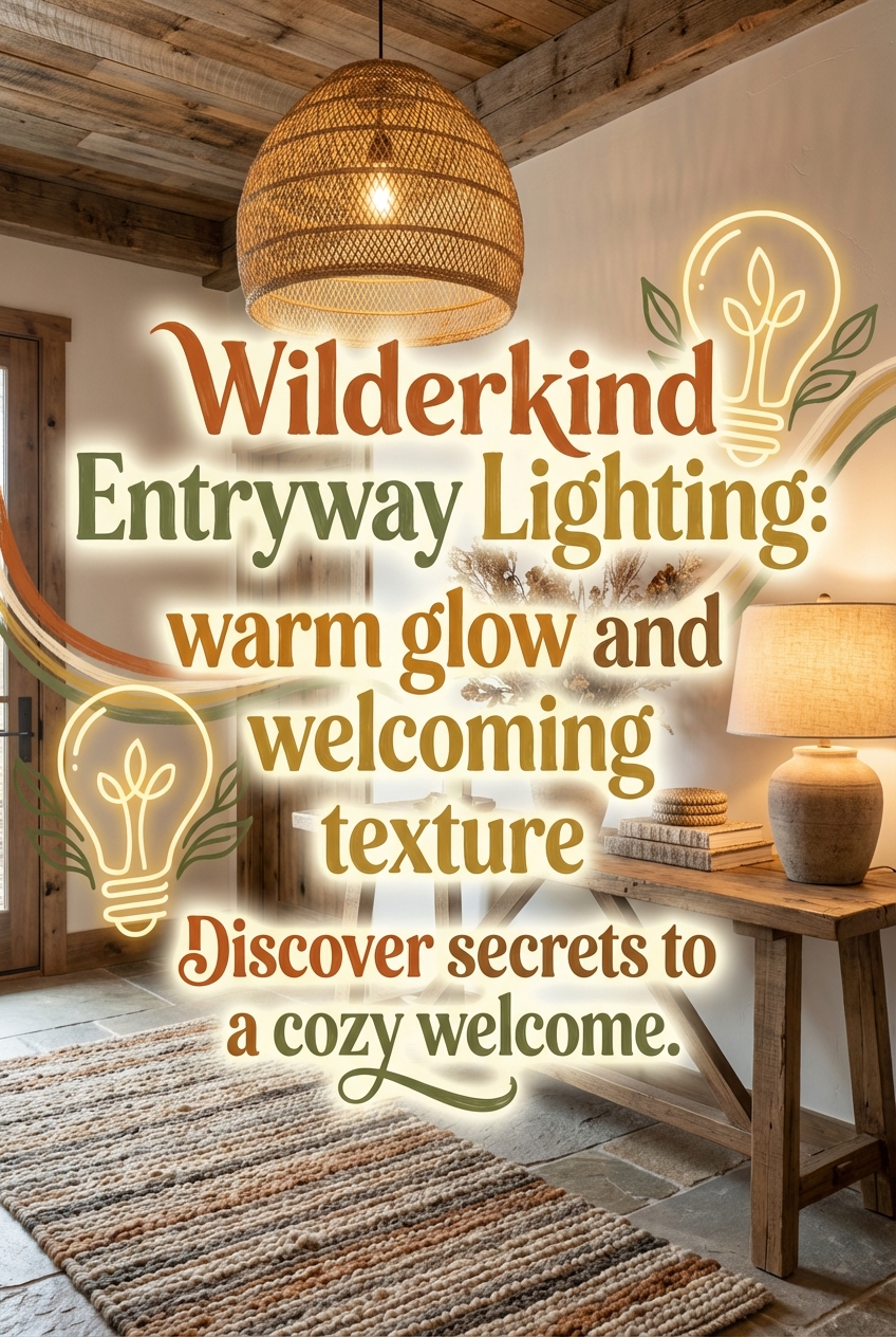Wilderkind Entryway Lighting: warm glow and welcoming texture - photo 2
