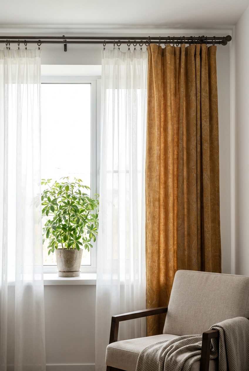 Hang Double Curtains Without a Double Rod: 7 Smart Swaps (no Full Redo)