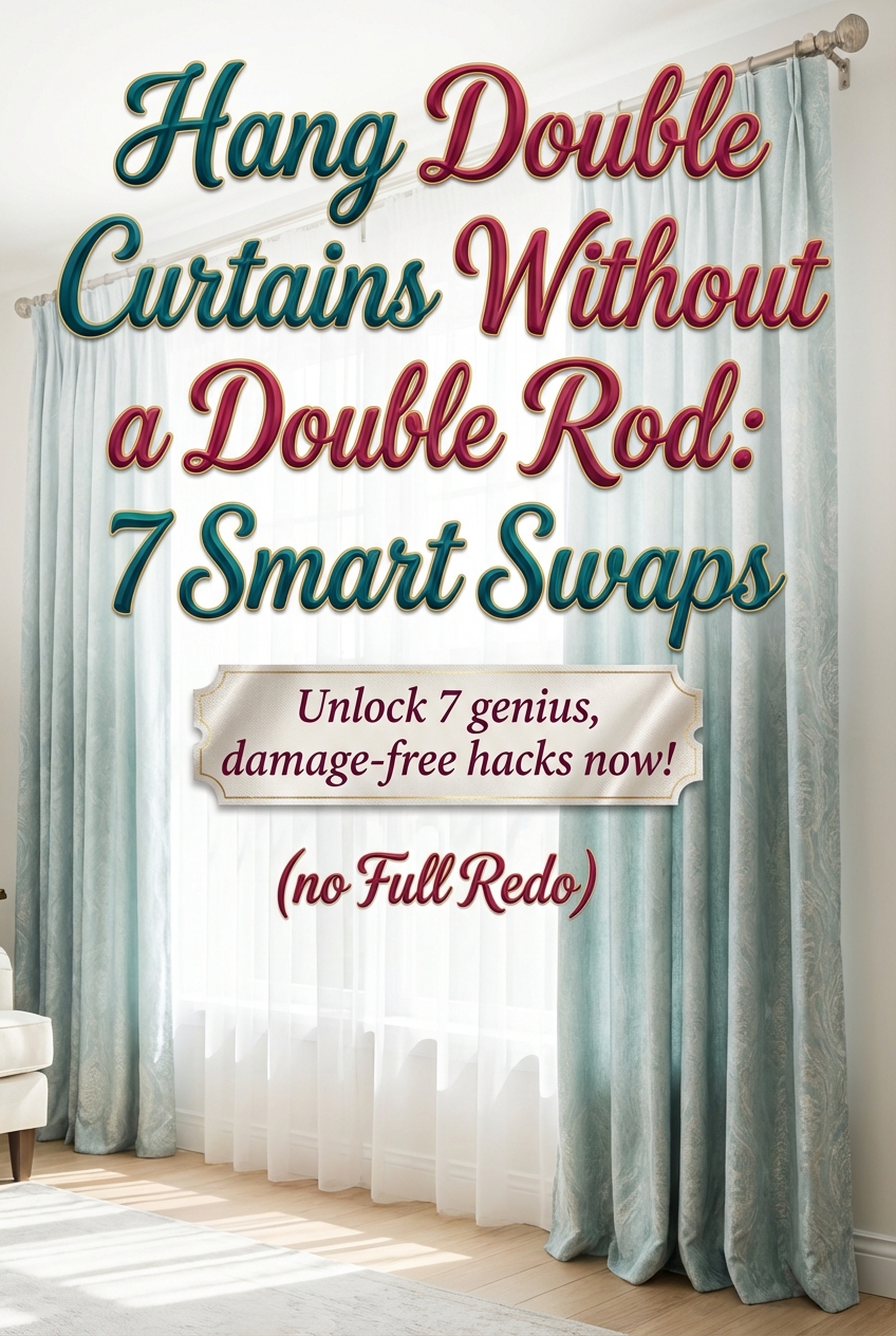 Hang Double Curtains Without a Double Rod: 7 Smart Swaps (no Full Redo) - photo 2