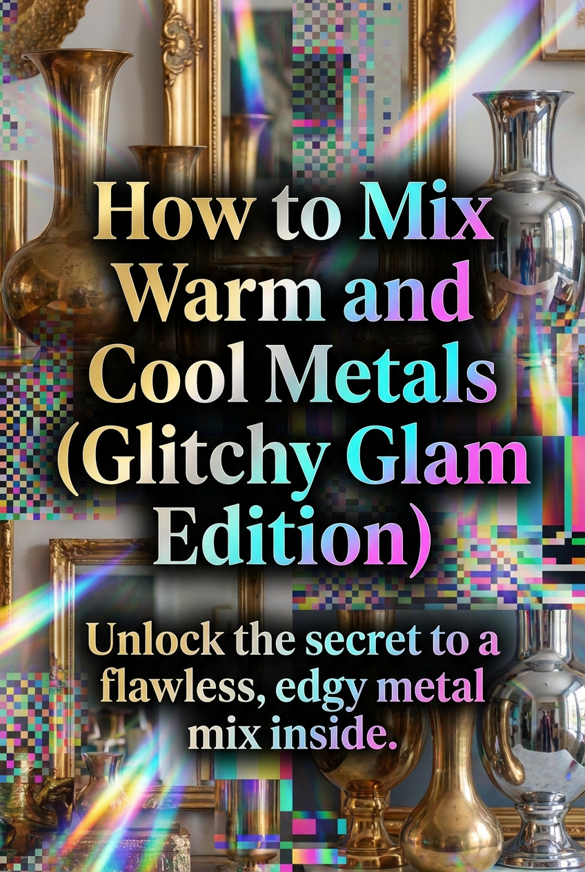 How to Mix Warm and Cool Metals (Glitchy Glam Edition) - photo 2