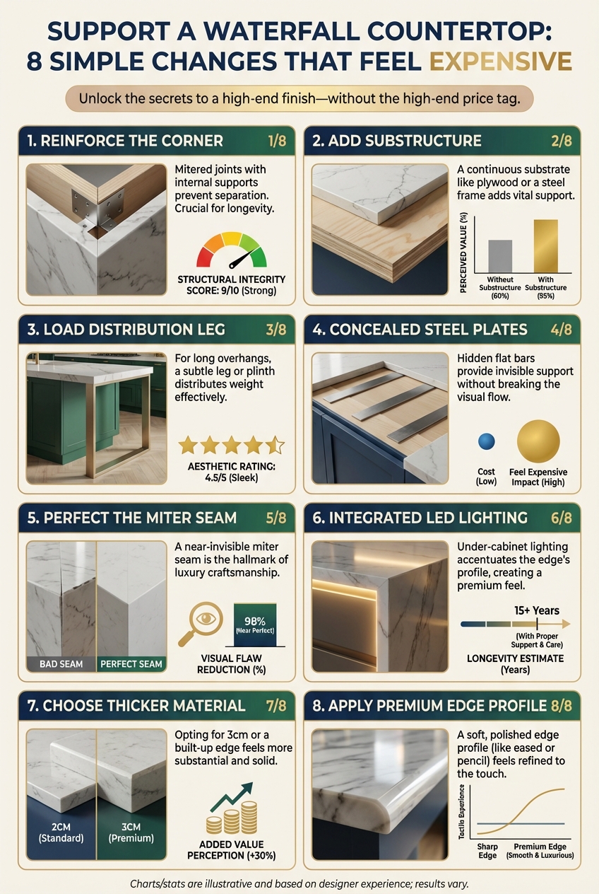Support a Waterfall Countertop: 8 Simple Changes That Feel Expensive - photo 3
