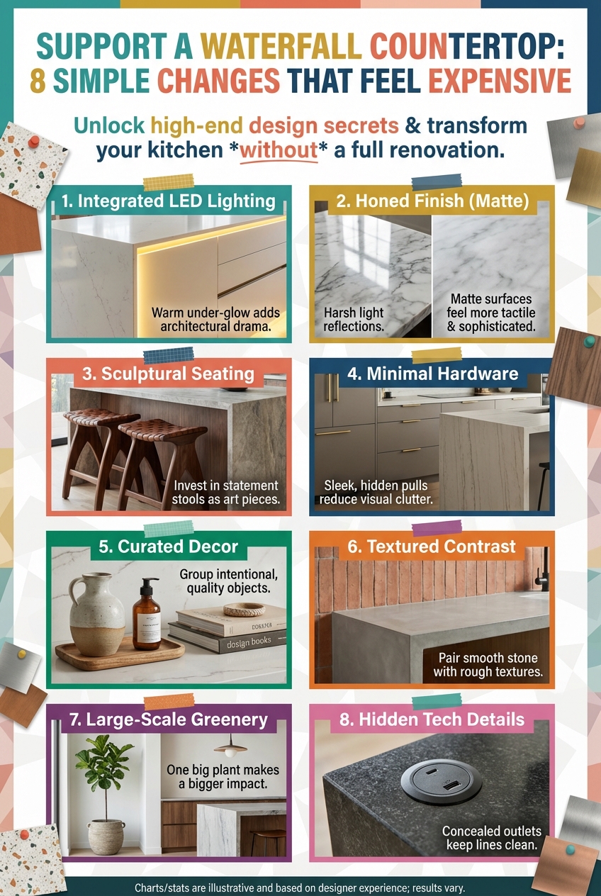 Support a Waterfall Countertop: 8 Simple Changes That Feel Expensive - photo 4