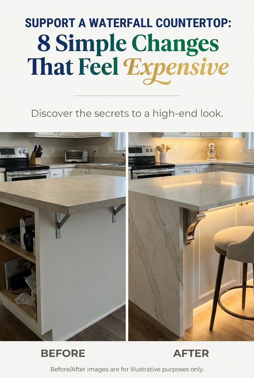 Support a Waterfall Countertop: 8 Simple Changes That Feel Expensive - photo 5