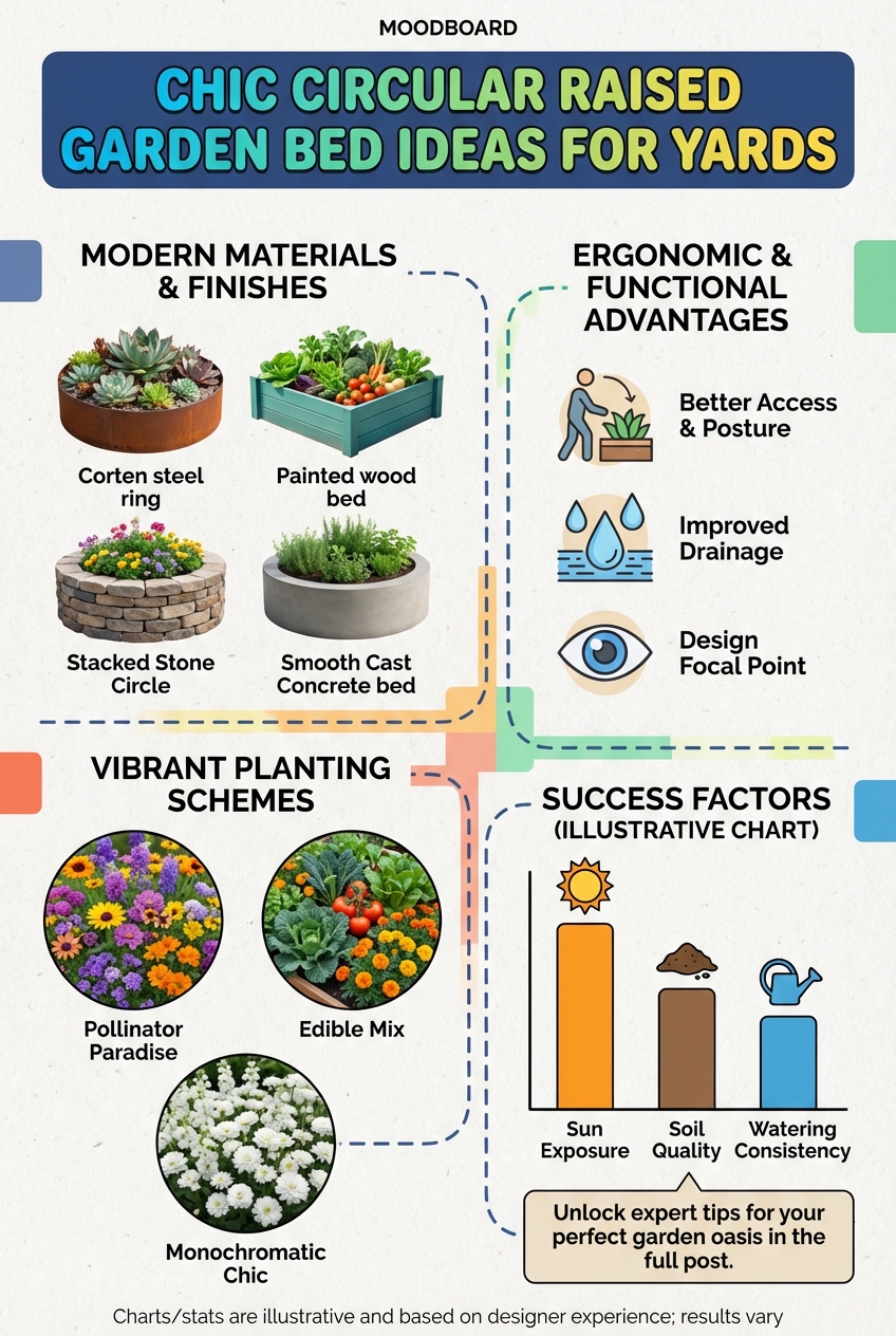 Chic Circular Raised Garden Bed Ideas for Yards - photo 4