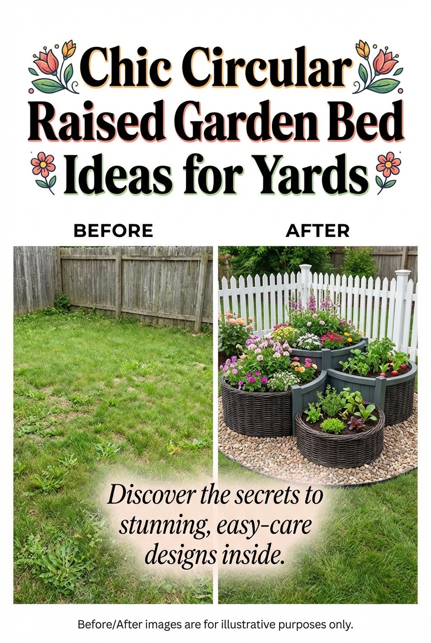 Chic Circular Raised Garden Bed Ideas for Yards - photo 5