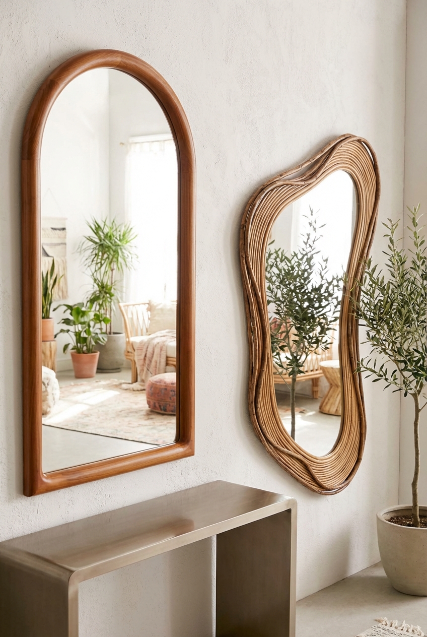 Wilderkind Mirror Ideas for Entryways: arched and organic frames