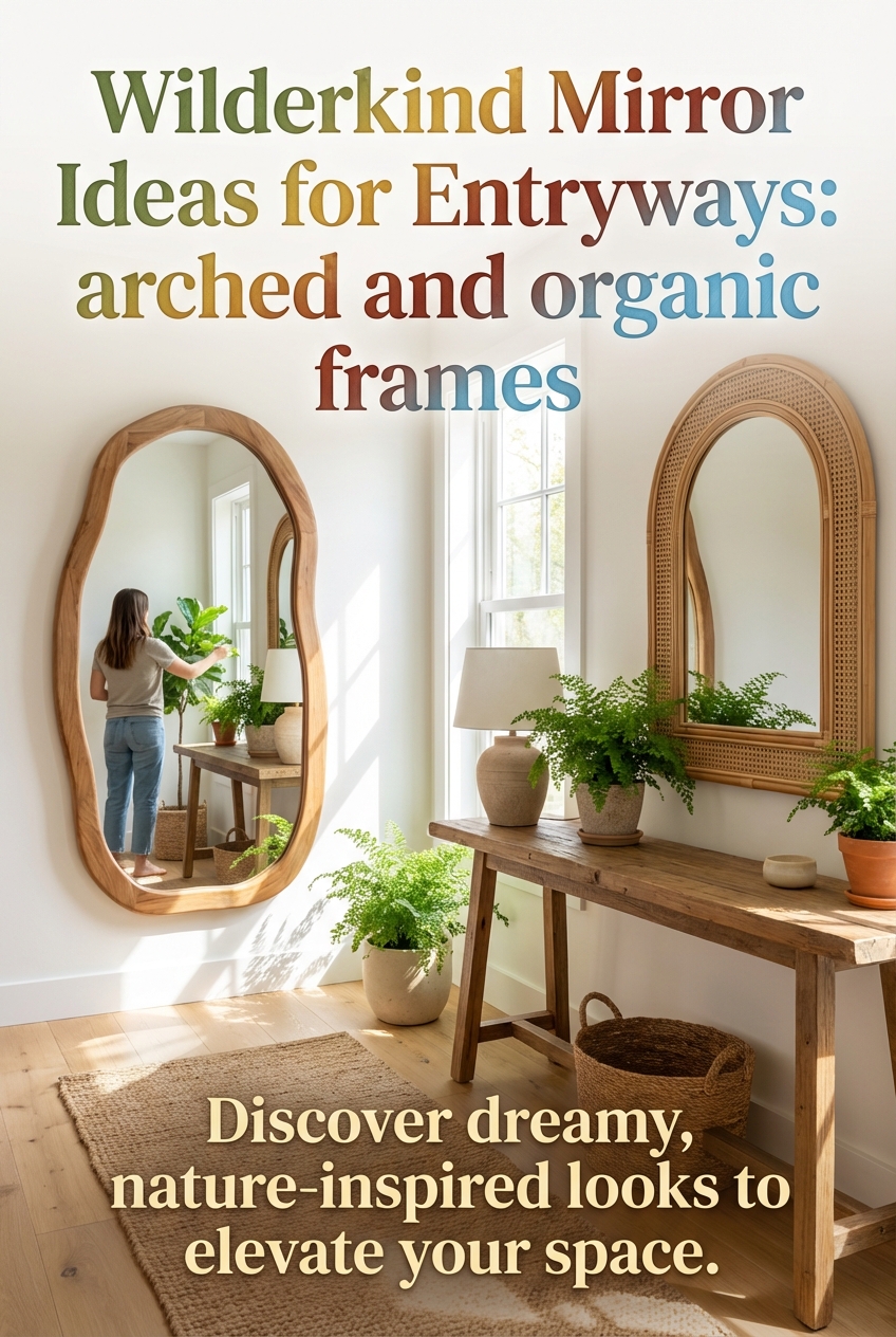 Wilderkind Mirror Ideas for Entryways: arched and organic frames - photo 2