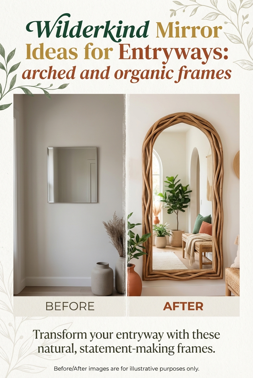 Wilderkind Mirror Ideas for Entryways: arched and organic frames - photo 5