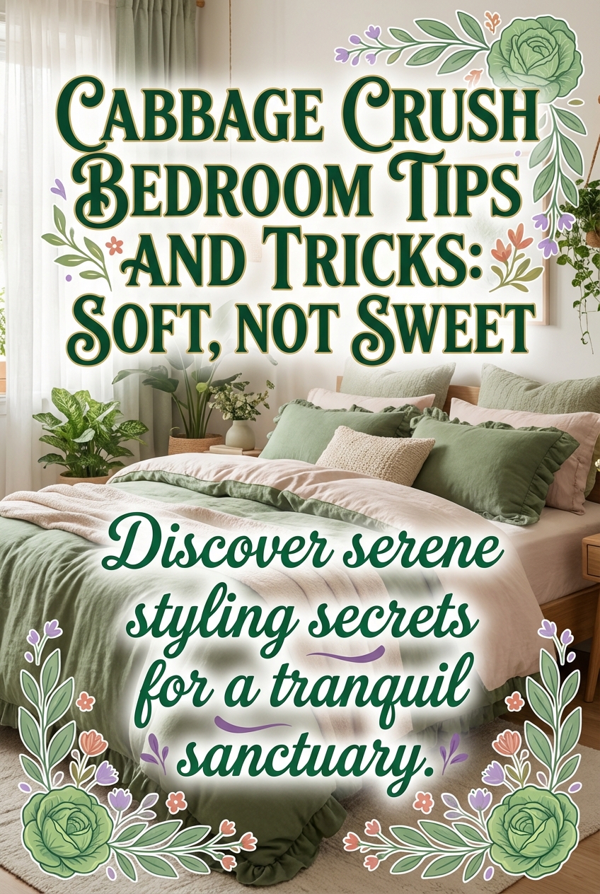 Cabbage Crush Bedroom Tips and Tricks: Soft, not sweet - photo 2