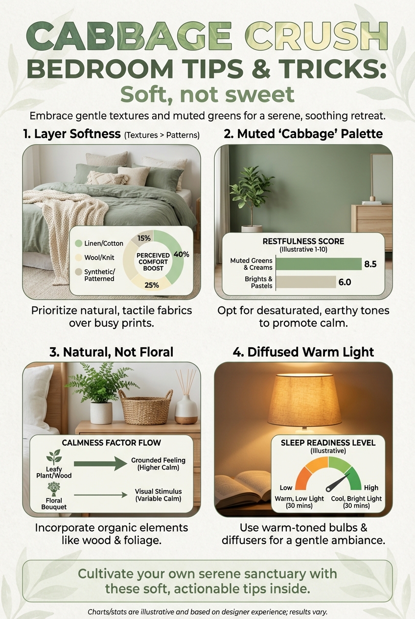 Cabbage Crush Bedroom Tips and Tricks: Soft, not sweet - photo 3