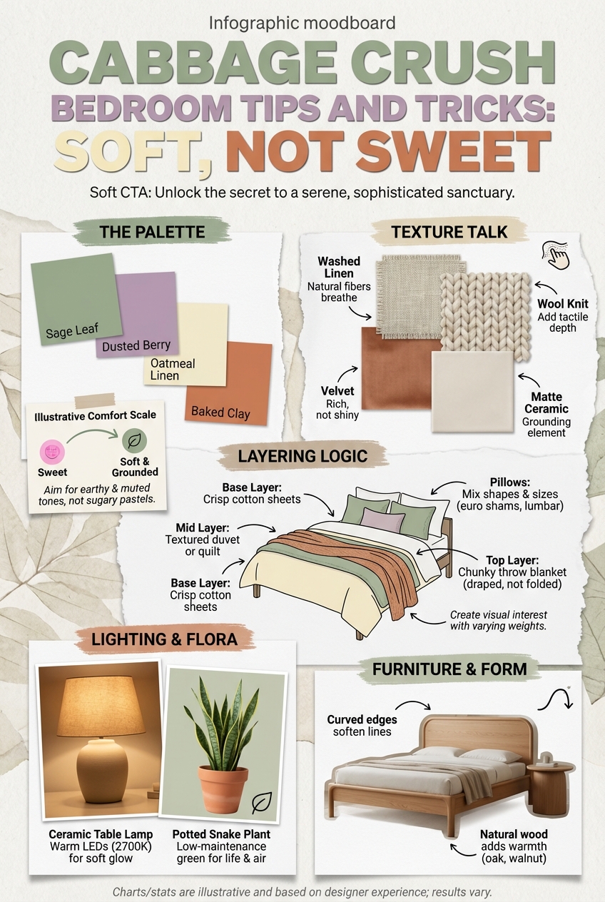 Cabbage Crush Bedroom Tips and Tricks: Soft, not sweet - photo 4