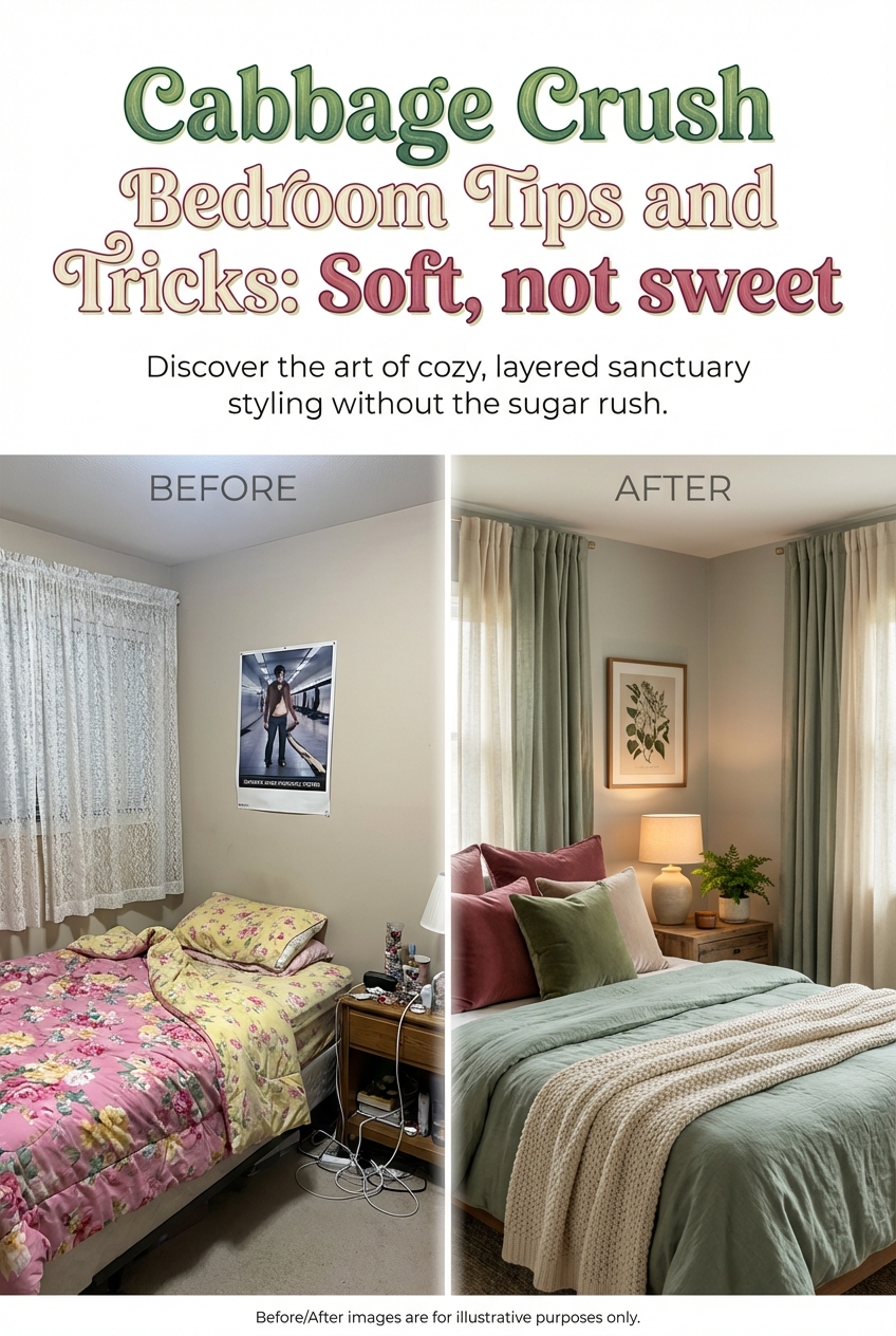 Cabbage Crush Bedroom Tips and Tricks: Soft, not sweet - photo 5