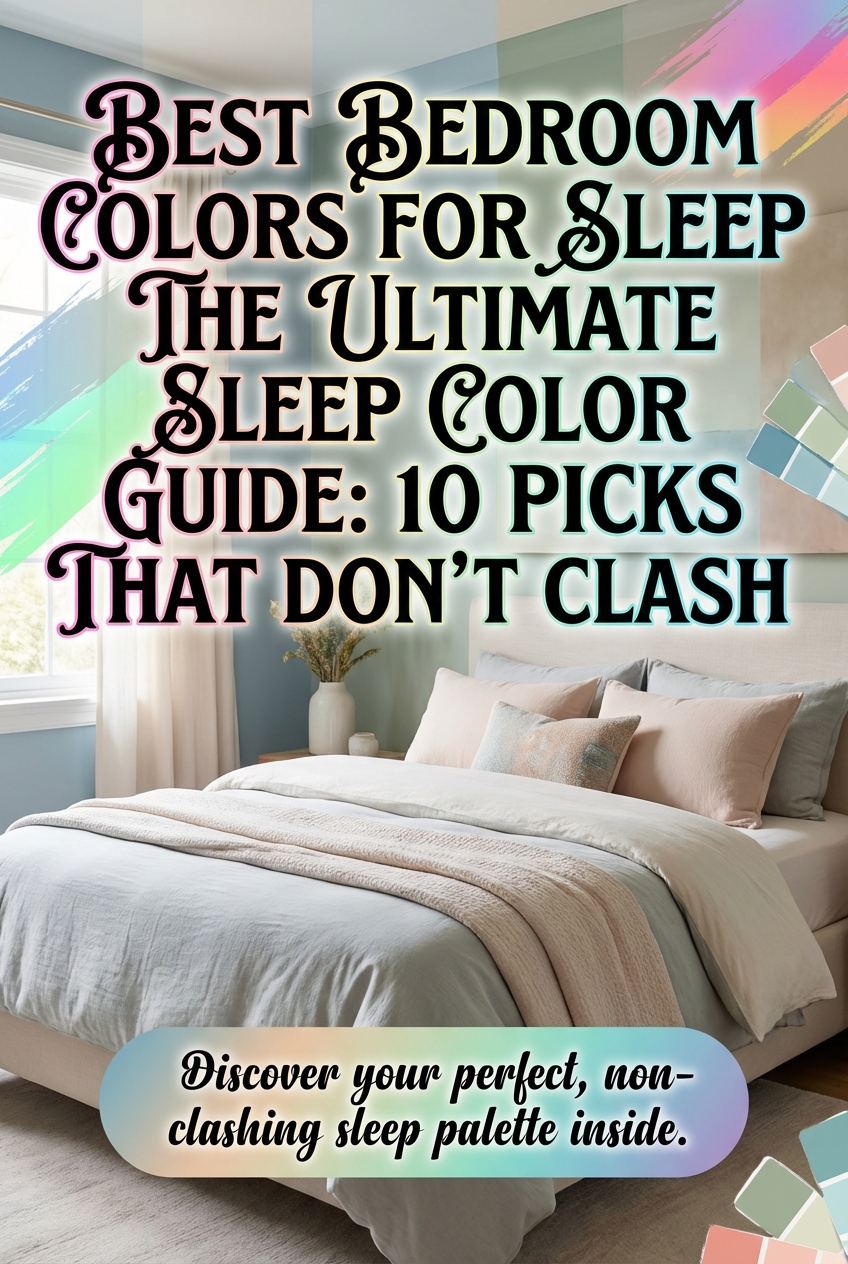 Best Bedroom Colors for Sleep the Ultimate Sleep Color Guide: 10 Picks That Dont Clash - photo 2