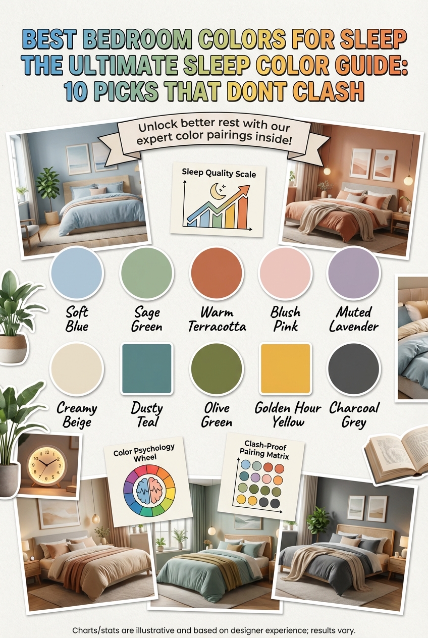 Best Bedroom Colors for Sleep the Ultimate Sleep Color Guide: 10 Picks That Dont Clash - photo 4
