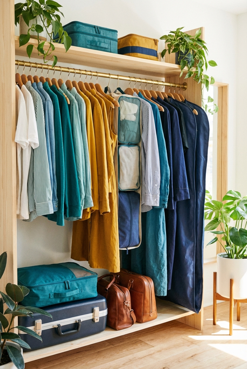 Pack Hanging Clothes: the 9 – Step Mini Makeover