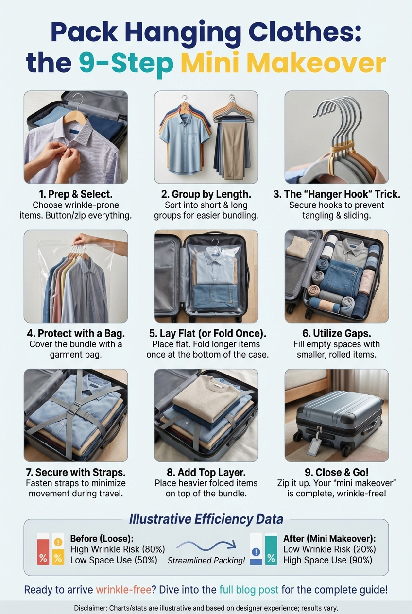 Pack Hanging Clothes: the 9 – Step Mini Makeover - photo 3