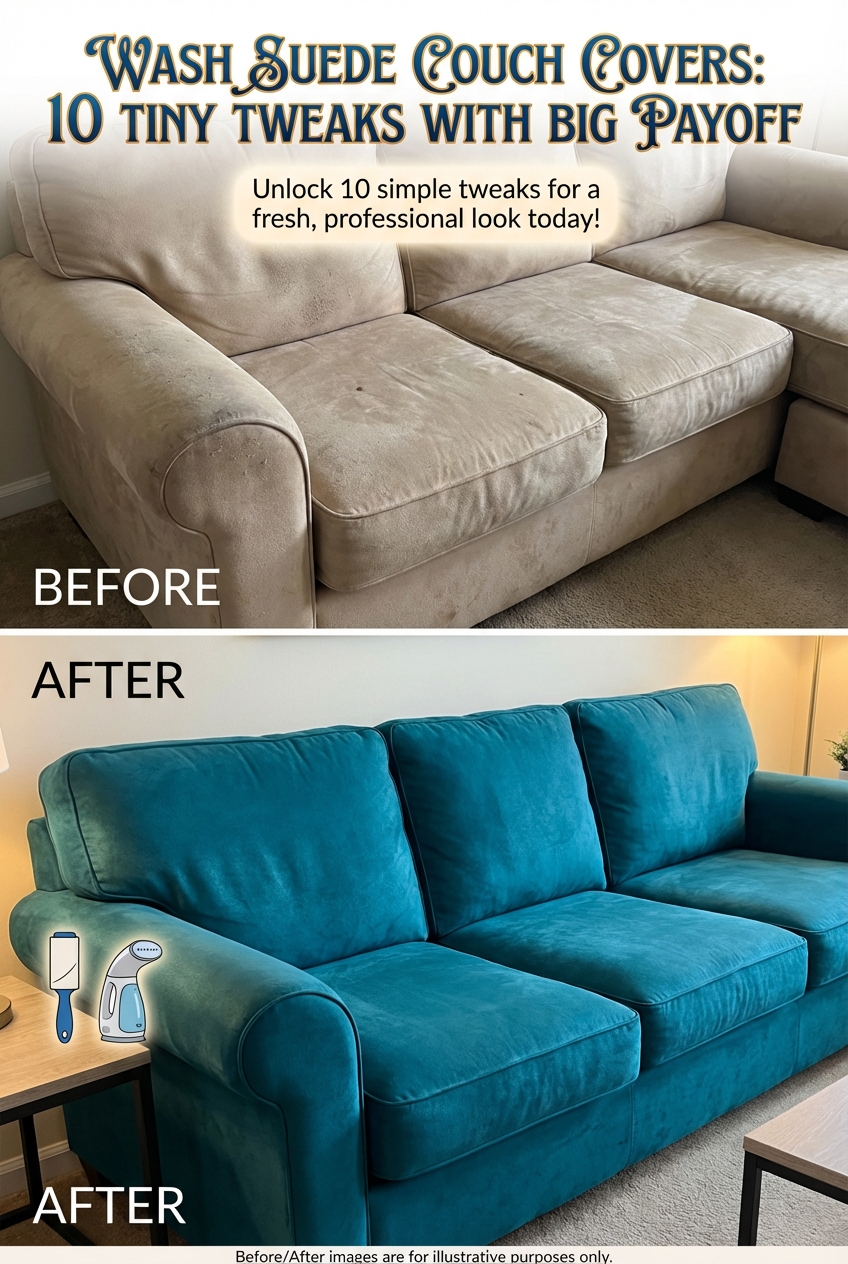 Wash Suede Couch Covers: 10 Tiny Tweaks with Big Payoff - photo 5