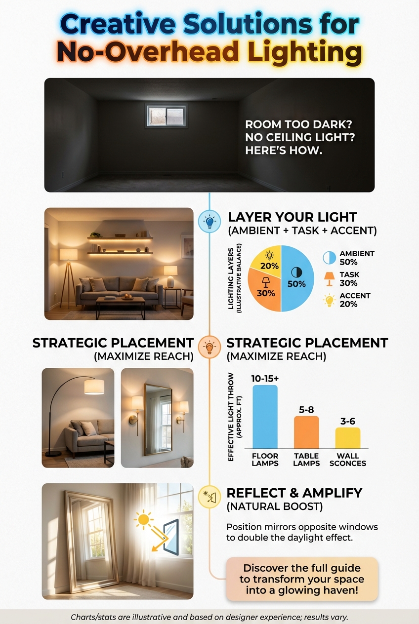 How to Light up a Room with No Overhead Lighting Creative Solutions - photo 3
