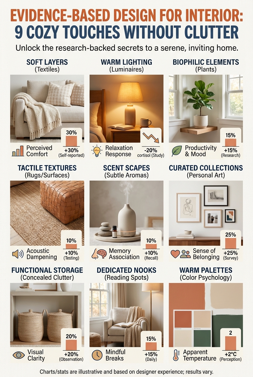 Evidence Based Design for Interior: 9 Cozy Touches Without Clutter - photo 3
