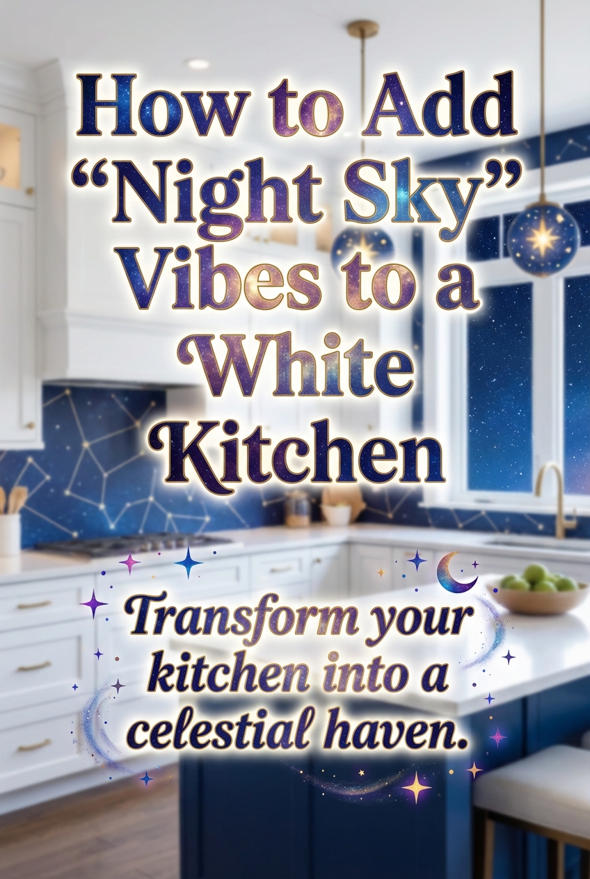 How to Add “Night Sky” Vibes to a White Kitchen - photo 2
