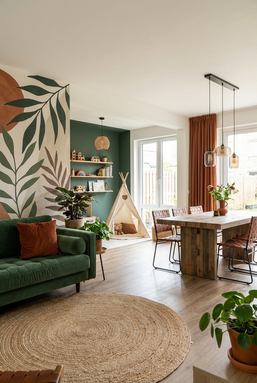 Wilderkind Decor for Open Concept Homes: One Mood, Multiple Zones