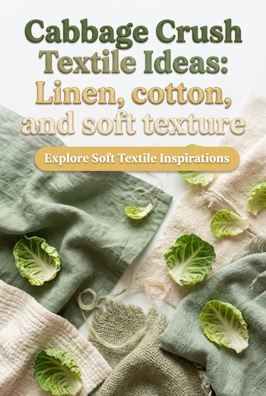 Cabbage Crush Textile Ideas: Linen, cotton, and soft texture - photo 2
