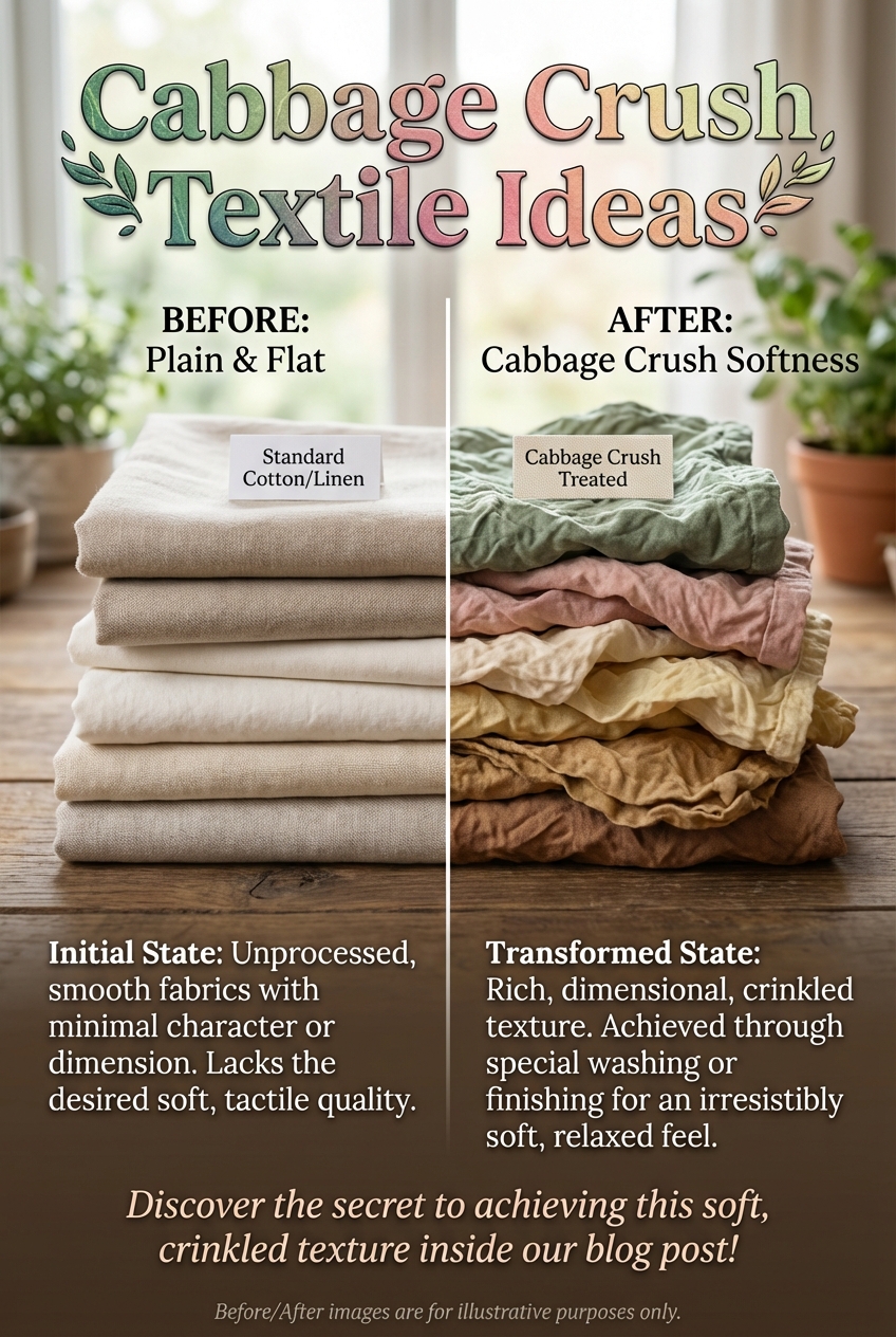 Cabbage Crush Textile Ideas: Linen, cotton, and soft texture - photo 5