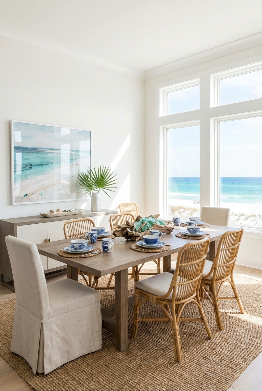 Coastal Dining Room Inspiration Decor Ideas