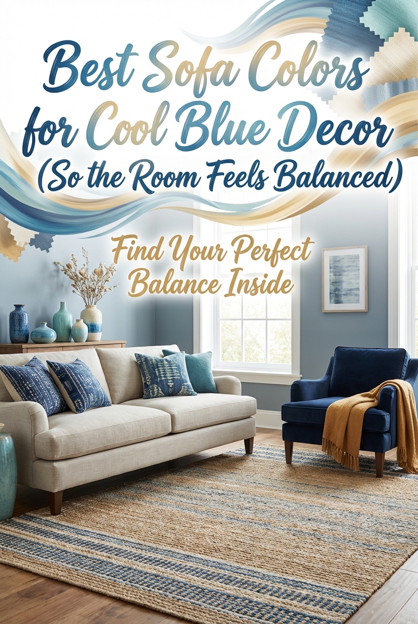 Best Sofa Colors for Cool Blue Decor (So the Room Feels Balanced) - photo 2