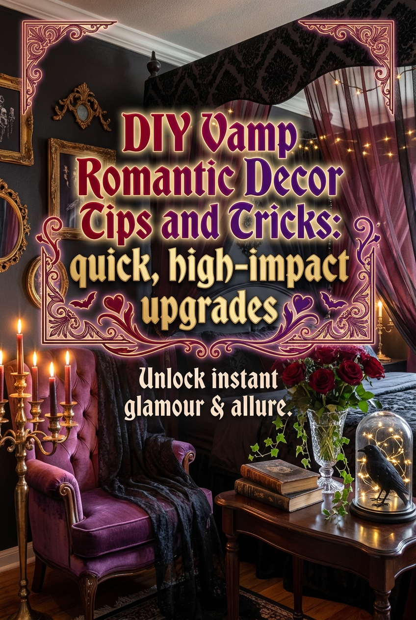 DIY Vamp Romantic Decor Tips and Tricks: quick, high-impact upgrades - photo 2
