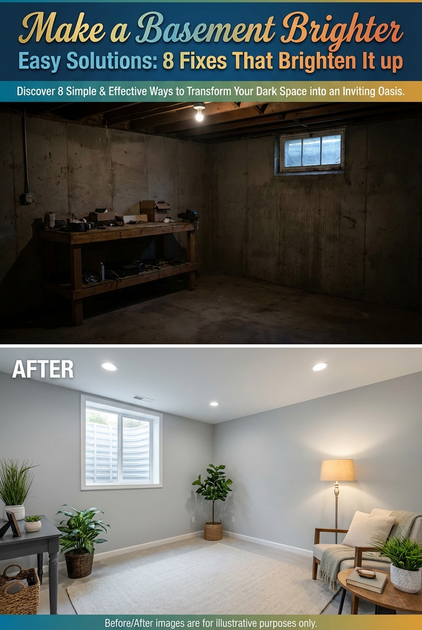 Make a Basement Brighter Easy Solutions: 8 Fixes That Brighten It up - photo 5