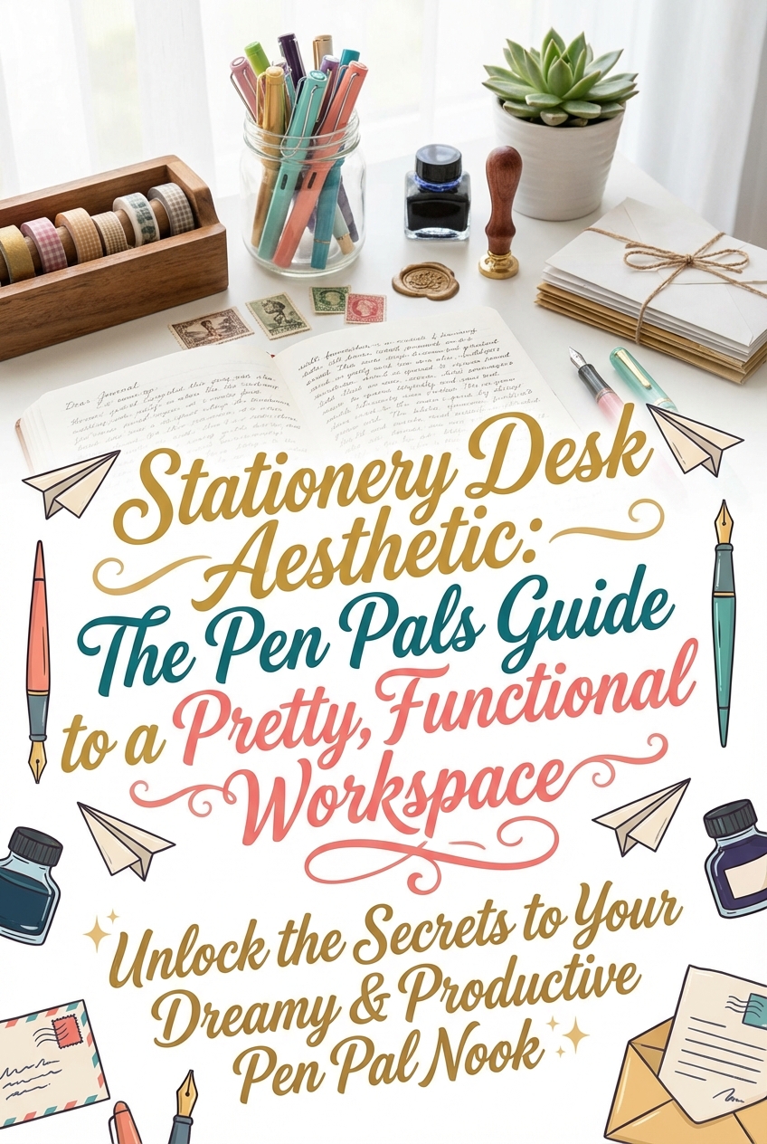 Stationery Desk Aesthetic: The Pen Pals Guide to a Pretty, Functional Workspace - photo 2