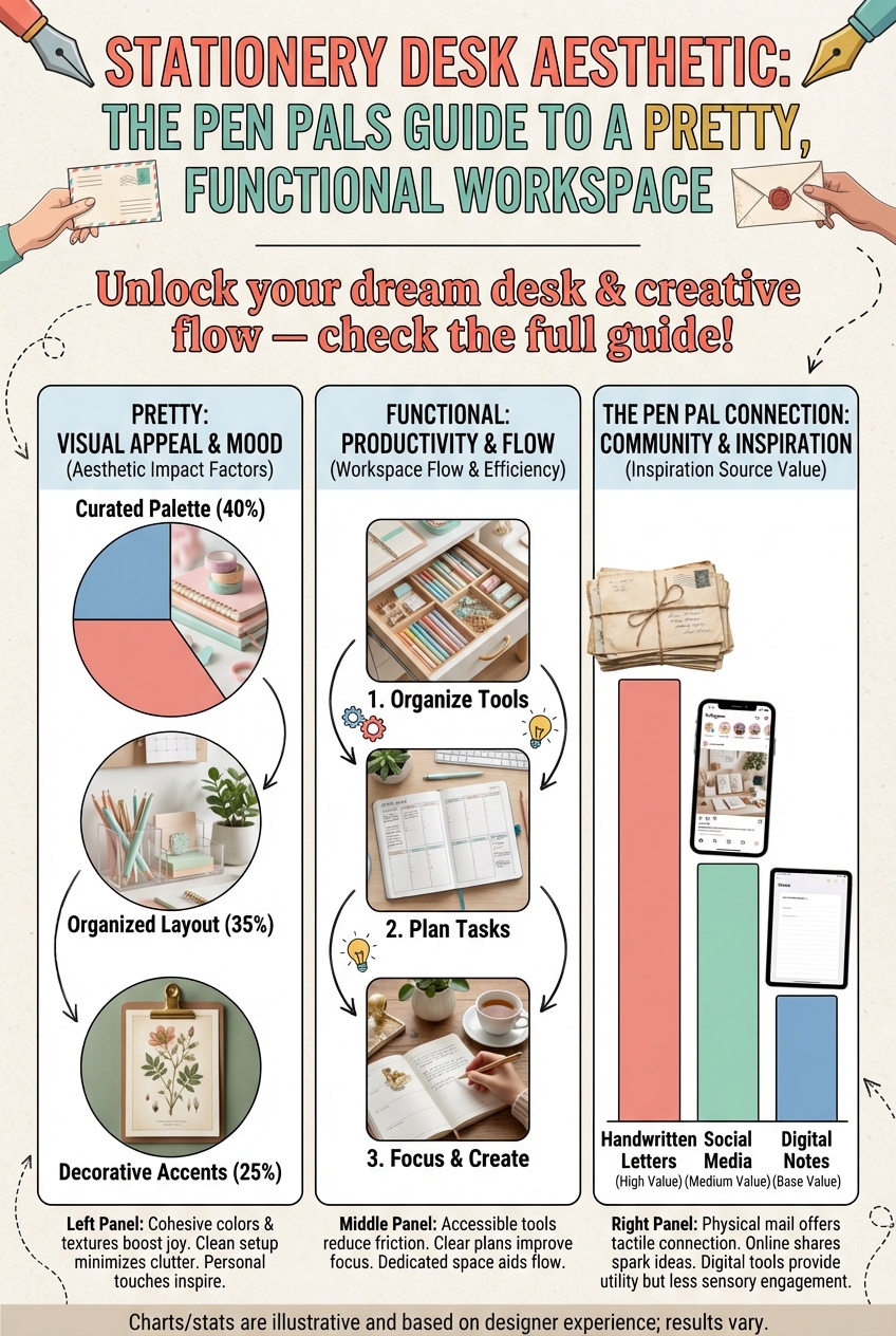 Stationery Desk Aesthetic: The Pen Pals Guide to a Pretty, Functional Workspace - photo 3
