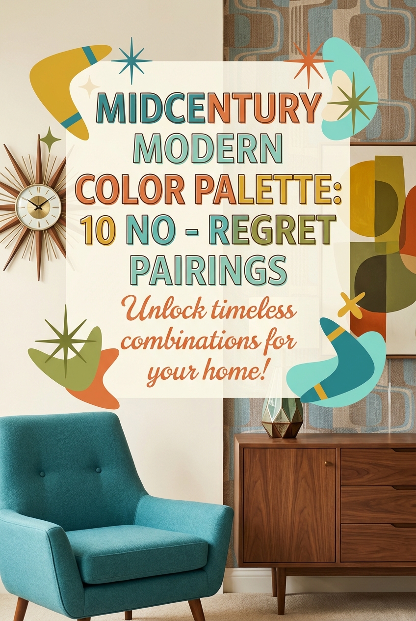 Midcentury Modern Color Palette: 10 No – Regret Pairings - photo 2
