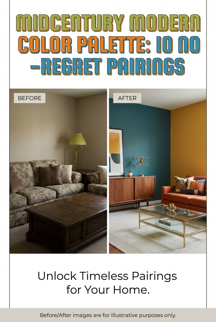 Midcentury Modern Color Palette: 10 No – Regret Pairings - photo 5